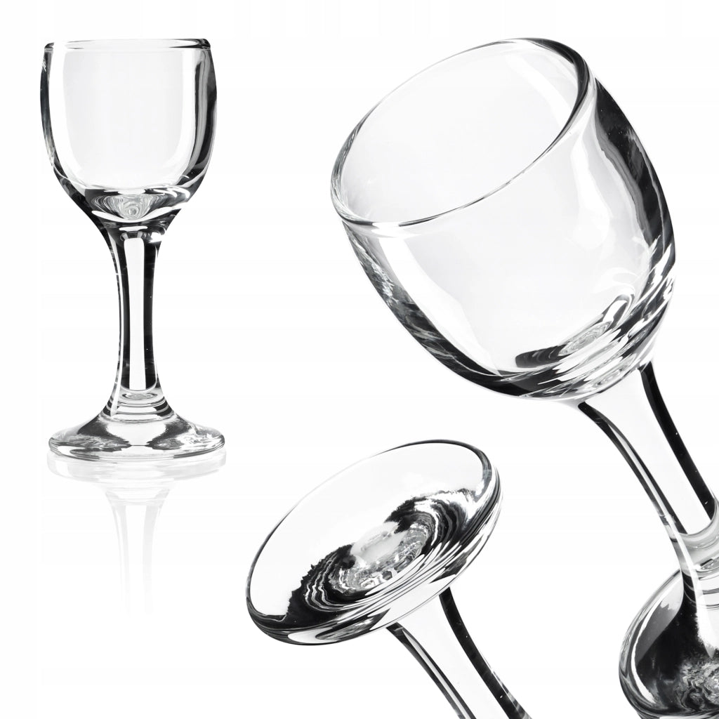 Set di 6 bicchieri KADAX da 55 ml per liquori, vodka e tinture.