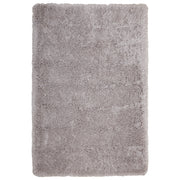 Tappeto Shaggy Tappeto a Pelo Lungo Poliestere Solido Grigio Rettangolare 200 x 300 cm