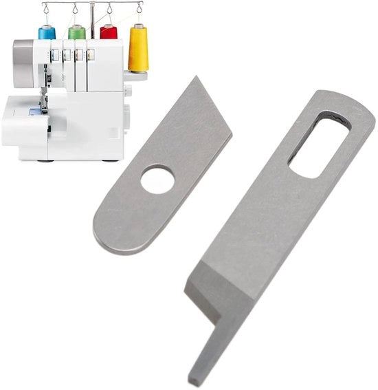 Set di taglieri superiore/inferiore - Rimpiazzo per 14CG744/14CG754 - Compatibile con Huskylock S15 - Taglieri in acciaio - Installazione rapida - Taglieri