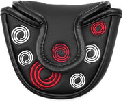 Coprimozzo Golf in Plastica a Forma Semicircolare - Sostenibile - Coprimozzo per Borse da Golf - Coprimozzo - Design Stilizzato - Protezione Ampliata