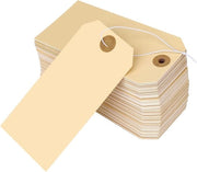 Etichette da appendere vintage grande confezione 120 pezzi etichette da manilla in carta kraft per abbigliamento, bottiglie di vino e trasporto