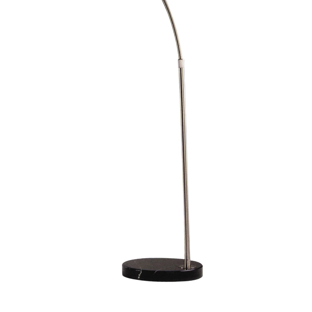 LÚZETE - LAMPADA DA TERRA MARMO CROMO MILSA