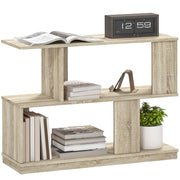Tavolino da caff¨¨ moderno con 3 ripiani ¨C zephmum ¨C legno 90x30x61 cm