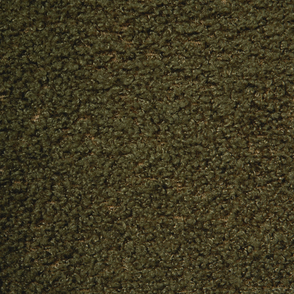 Set di 2 sedie da pranzo girevoli Rivestimento bouclé verde Base con gambe in metallo Sala da pranzo
