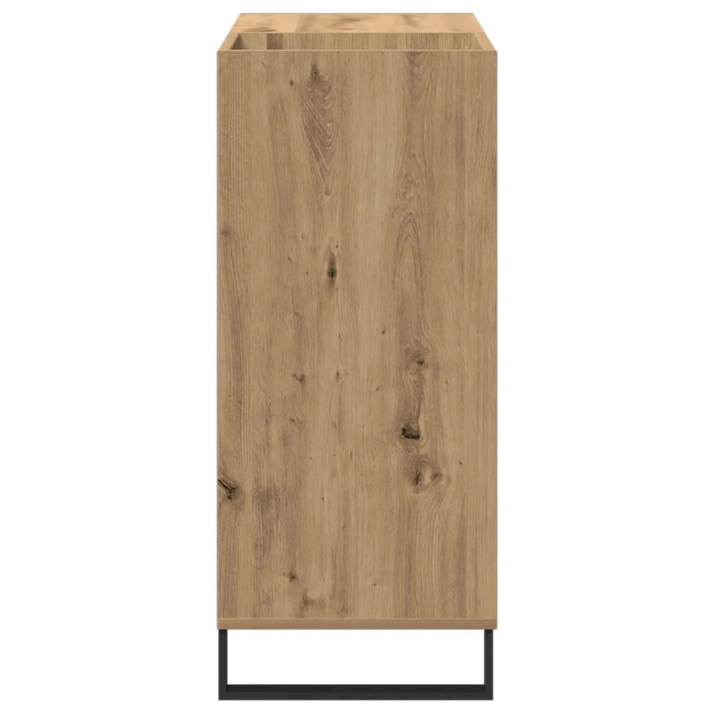 Mobile porta vinili rovere artigianale 84,5 x 38 x 89 cm CFW4871997
