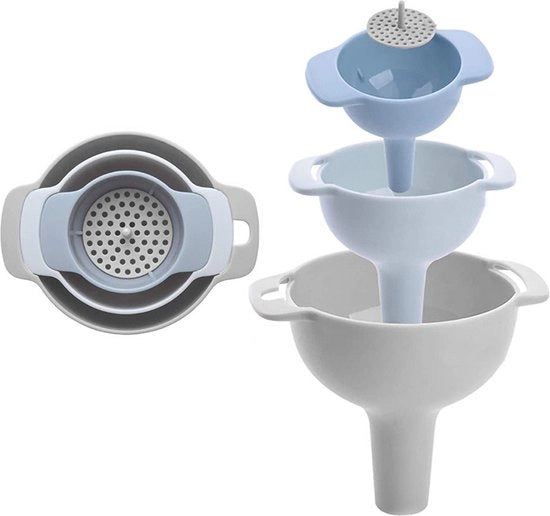 Set di Treccia in Plastica Premium – 3 Pezzi - Treccia - Treccia per Cucina - Treccia per Pentola - Treccia per Conserva