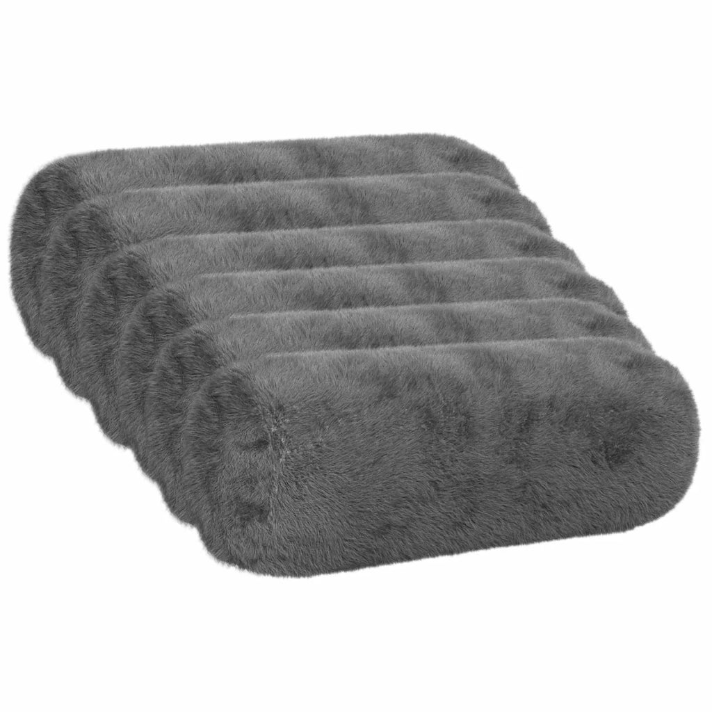 Federa 6 pz HEERLEN Grigio Scuro Ø 15 x 40 cm 923452