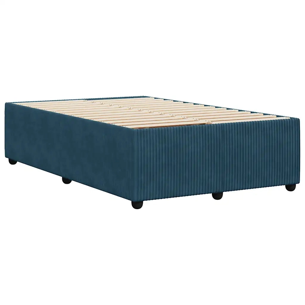 vidaXL Giroletto Blu 120x200 cm in Velluto