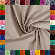 Tessuto di cotone HEIDE, Swafing, 42 colori uniformi, uniforme, 100% cotone, coupon, Oeko-TEX Standard 100 (beige, 1 m)