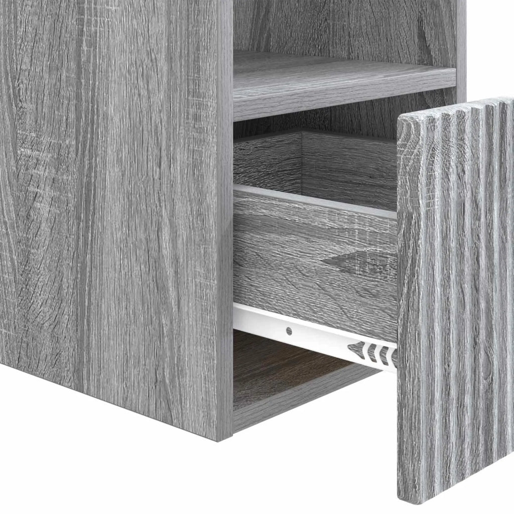Mobile da Bagno Sonoma grigio 30 x 44,5 x 50 cm 890508