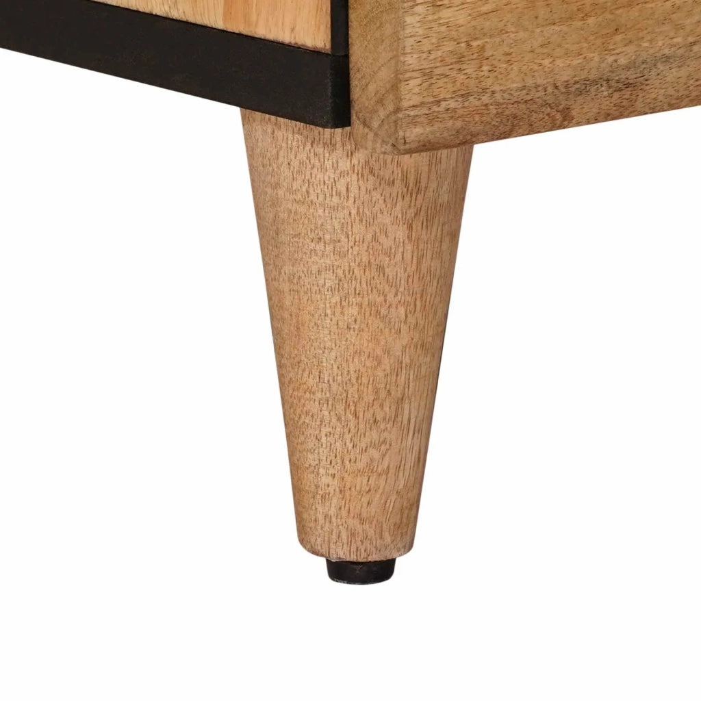 Comodino | Armadio da Notte | Mobiletto da notte con cassetto Naturale 50 x 33 x 62 cm