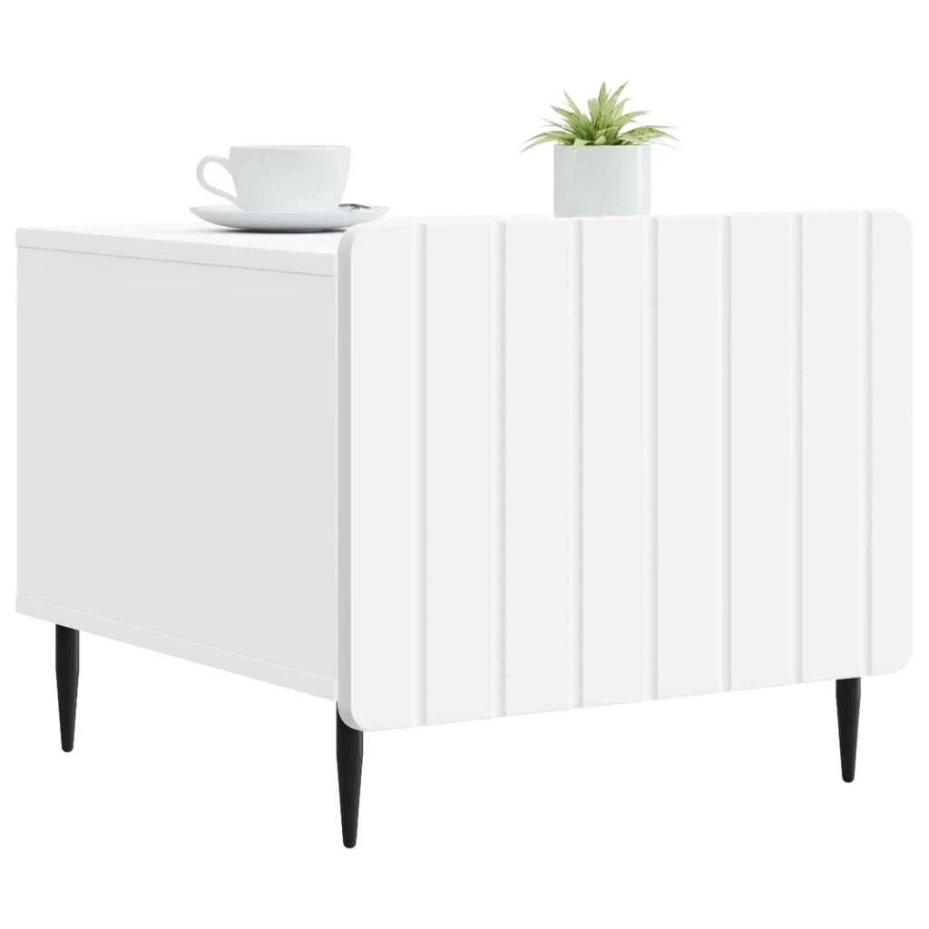 Tavolino da salotto Bianco 49 x 50 x 42 cm Legno ingegnerizzato 894505