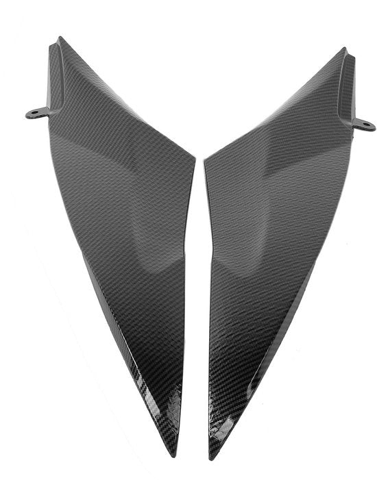 Sostituzione Tankzijde - Stile Fibra di Carbonio - ABS - Adatto per R1 2004-2006 - 2x Pannello Tankzijde - Montaggio Eccellente - Cassetta Motore