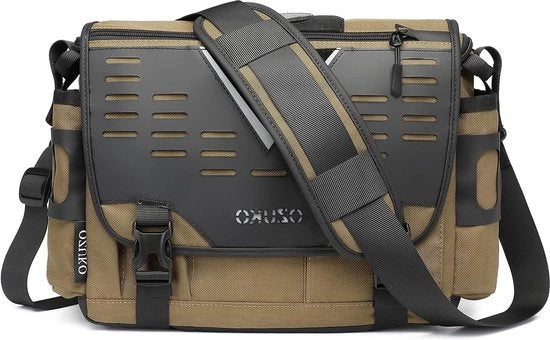 Zaino per uomo - nero - per laptop 12.9 pollici - viaggi scuola lavoro outdoor zaino per uomo per la costruzione