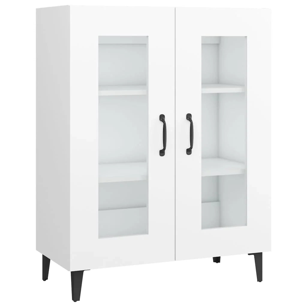 Buffet credenza cassettiera mobiletto mobile contenitore organizer per cucina soggiorno salotto 69,5 x 34 x 90 cm legno ingegnerizzato bianco 02_0030425