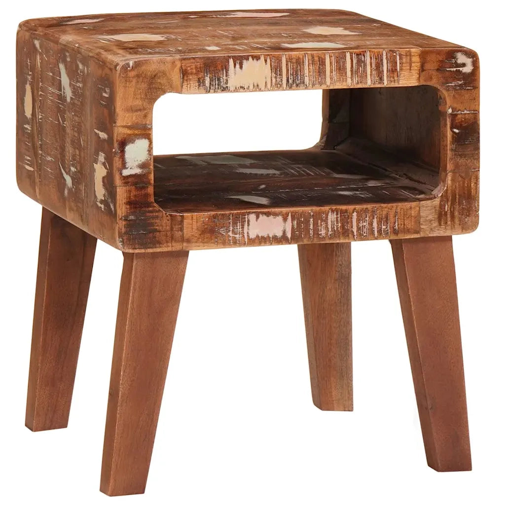 vidaXL Tavoli da Fine Multicolore legno massello di riciclo