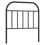 Testiera | Testata di Ricambio in Metallo Nero 90 cm
