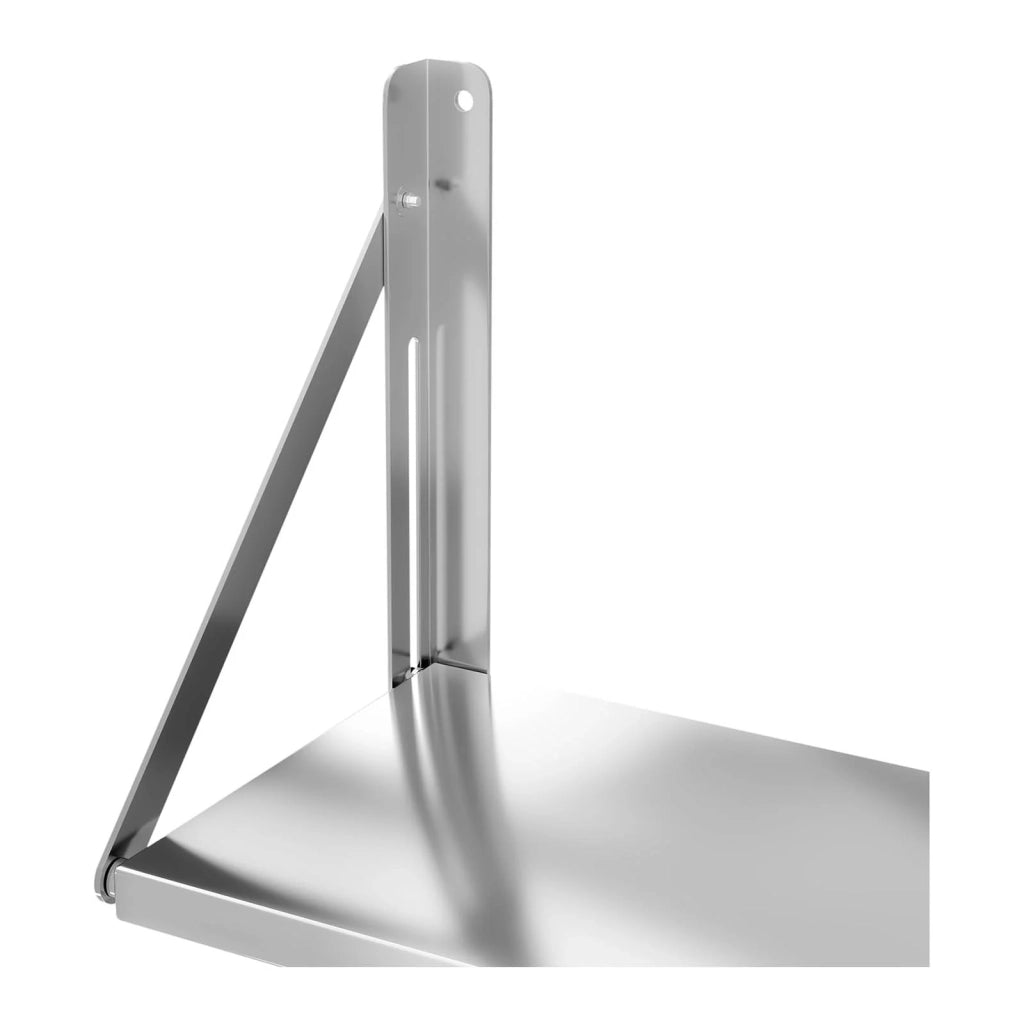Ripiano professionale pieghevole da parete in acciaio inox 80 x 30 cm 40 kg 14_0001578