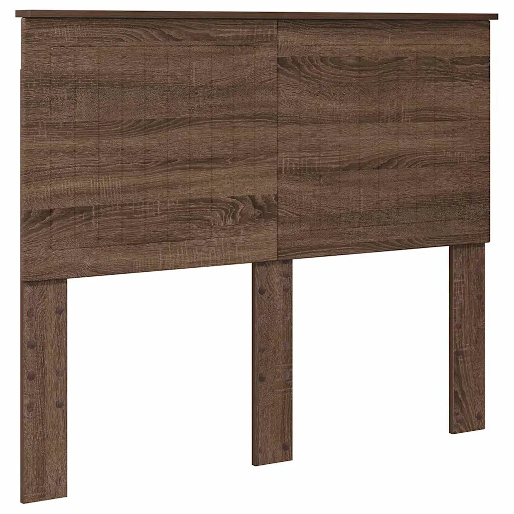 Testiera-Testata-Testiera Decorativa Rovere Marrone 120 cm Legno multistrato 472345