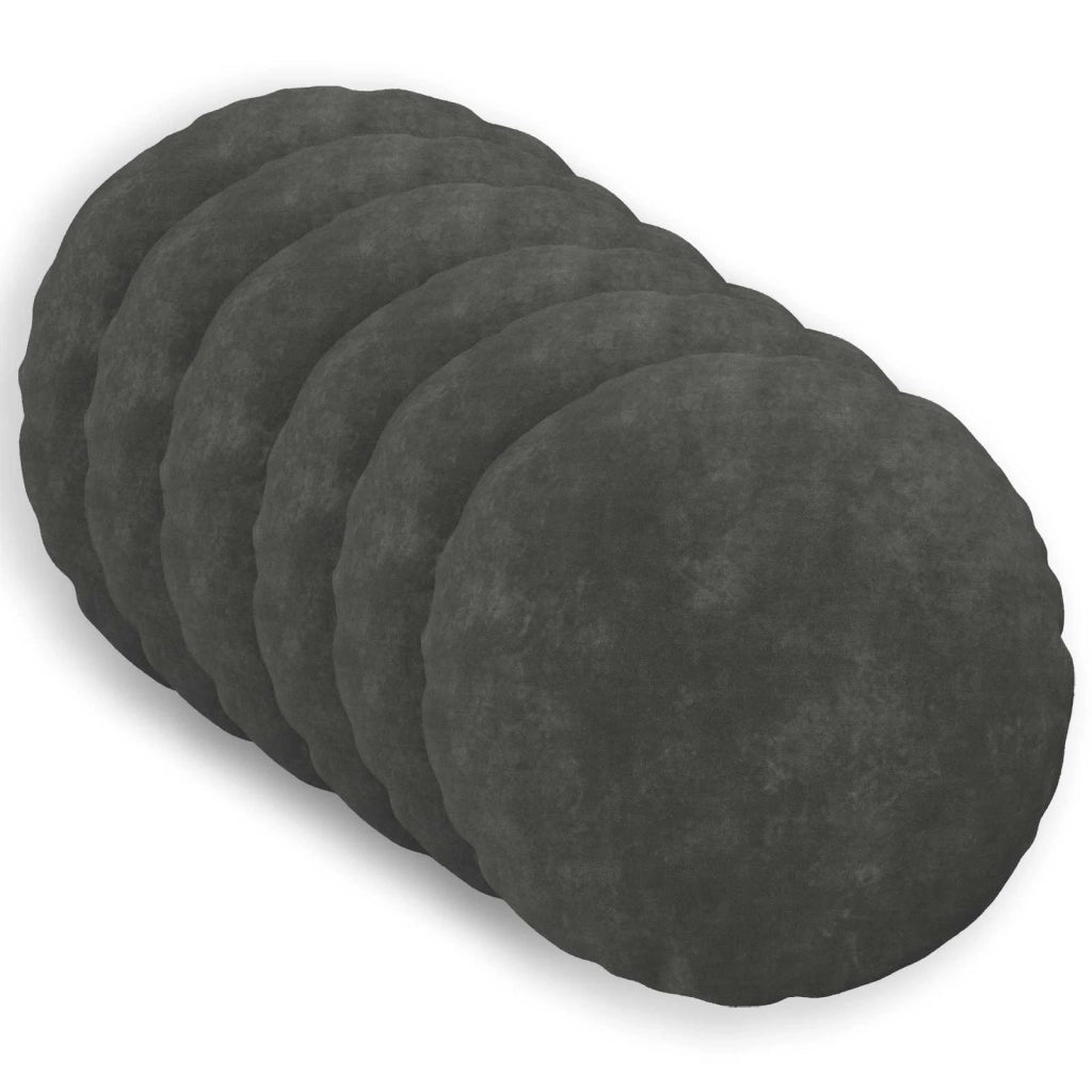 Cuscino con cuscino HEERLEN 6 pz Antracite Fleece in microfibra 928804