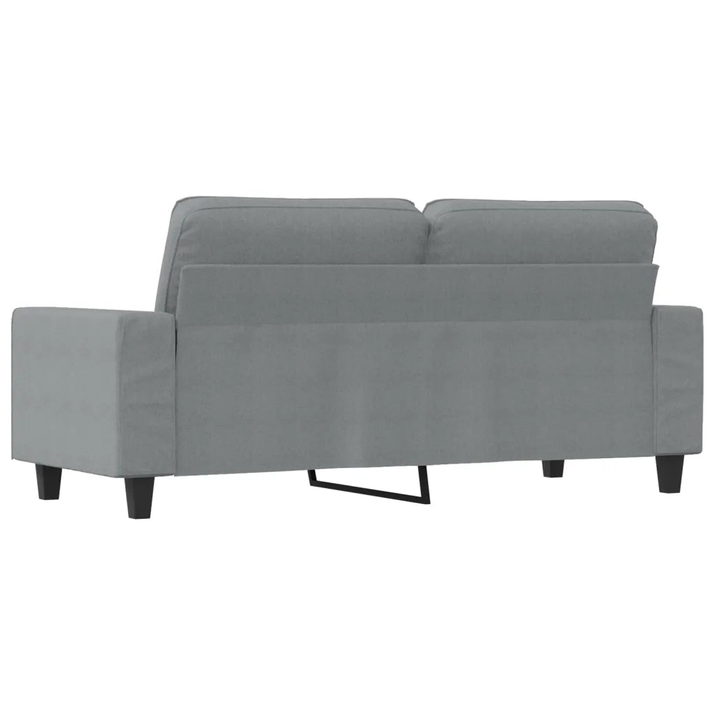 Divano | Divano da soggiorno | Sofa a 2 Posti Grigio Chiaro 140 cm in Tessuto