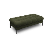 Cosmopolitan Design - Panca "Bali" 2 posti in tessuto strutturato verde 