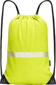Borsa da ginnastica con cordoncino, giallo, arancione, rosa, borsa da allenamento, borsa da ginnastica con tasca esterna, cordoncino regolabile