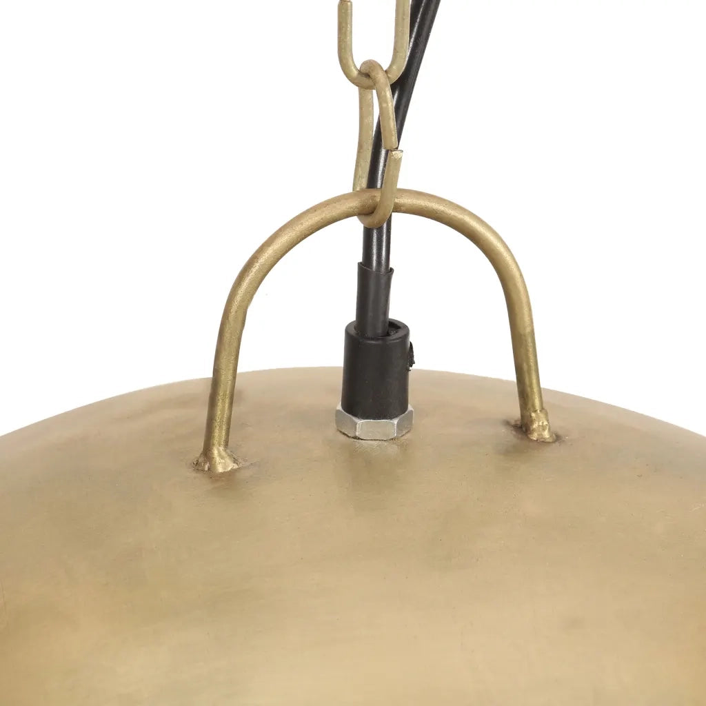 Lampada Industriale Vintage 25 W Ottone Rotonda 41 cm E27 320542
