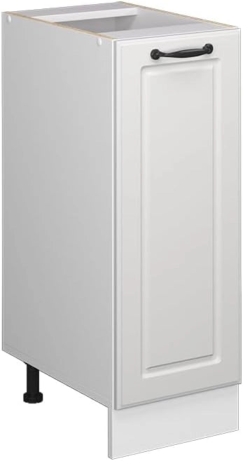 Frontale cucina R-Line, Bianco casa di campagna, 29.6 x 71.3 cm frontale del mobile per mobile base estraibile