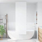 vidaXL Tenda a Rullo Doccia 60x240 cm Larghezza Tessuto 56 cm