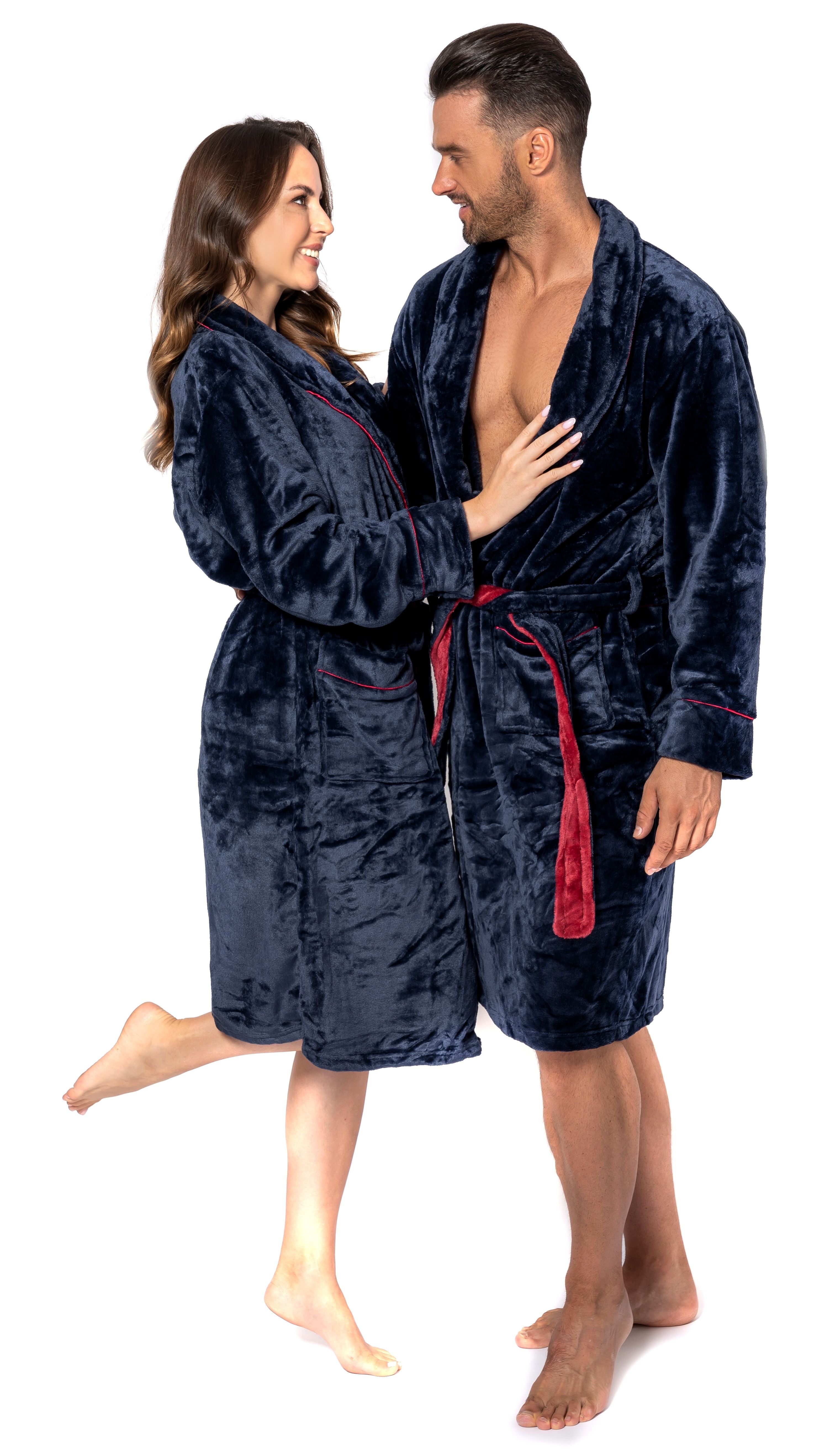 Accappatoio Roger Navy Red Men M