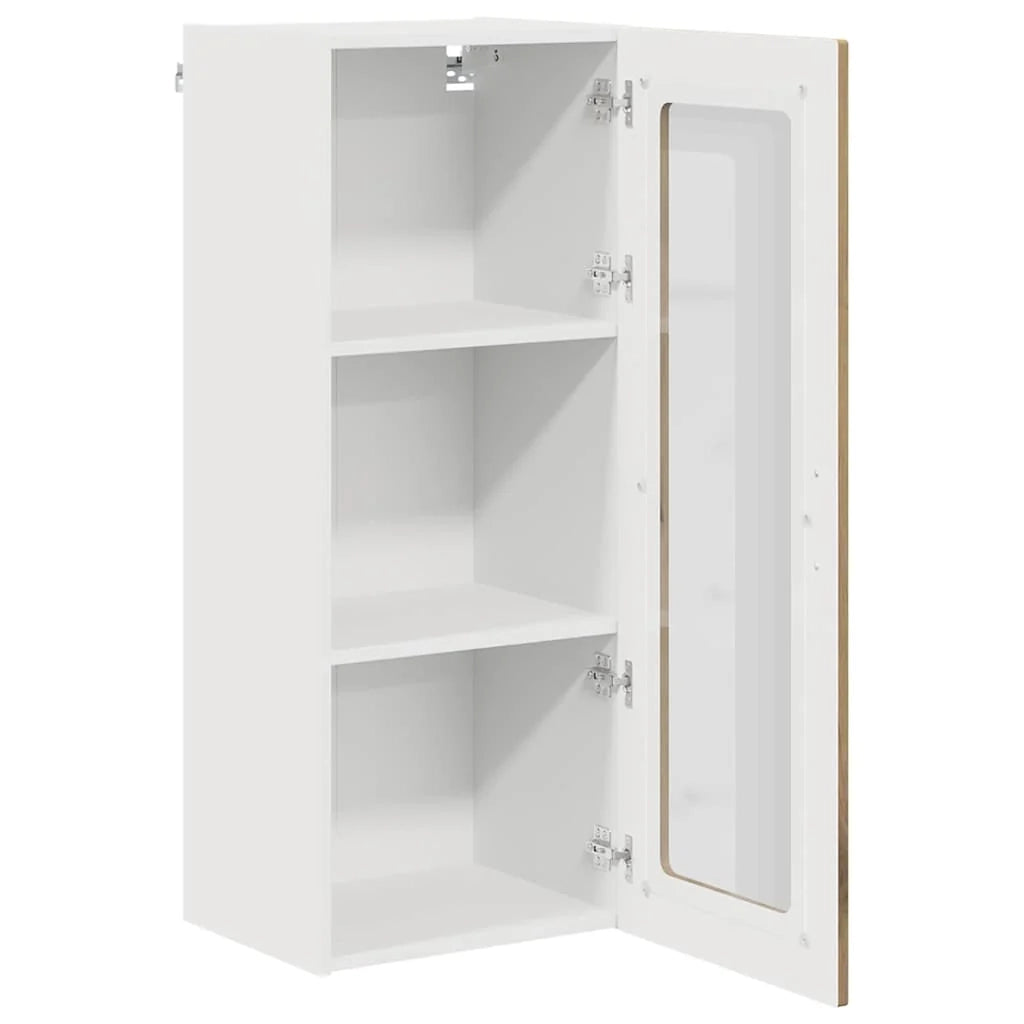 Mobile da cucina rettangolare moderno 40 x 31 x 100 cm pratico spazio contenitivo stile pulito legno di rovere ingegnerizzato realizzato artigianalmente 02_0053782