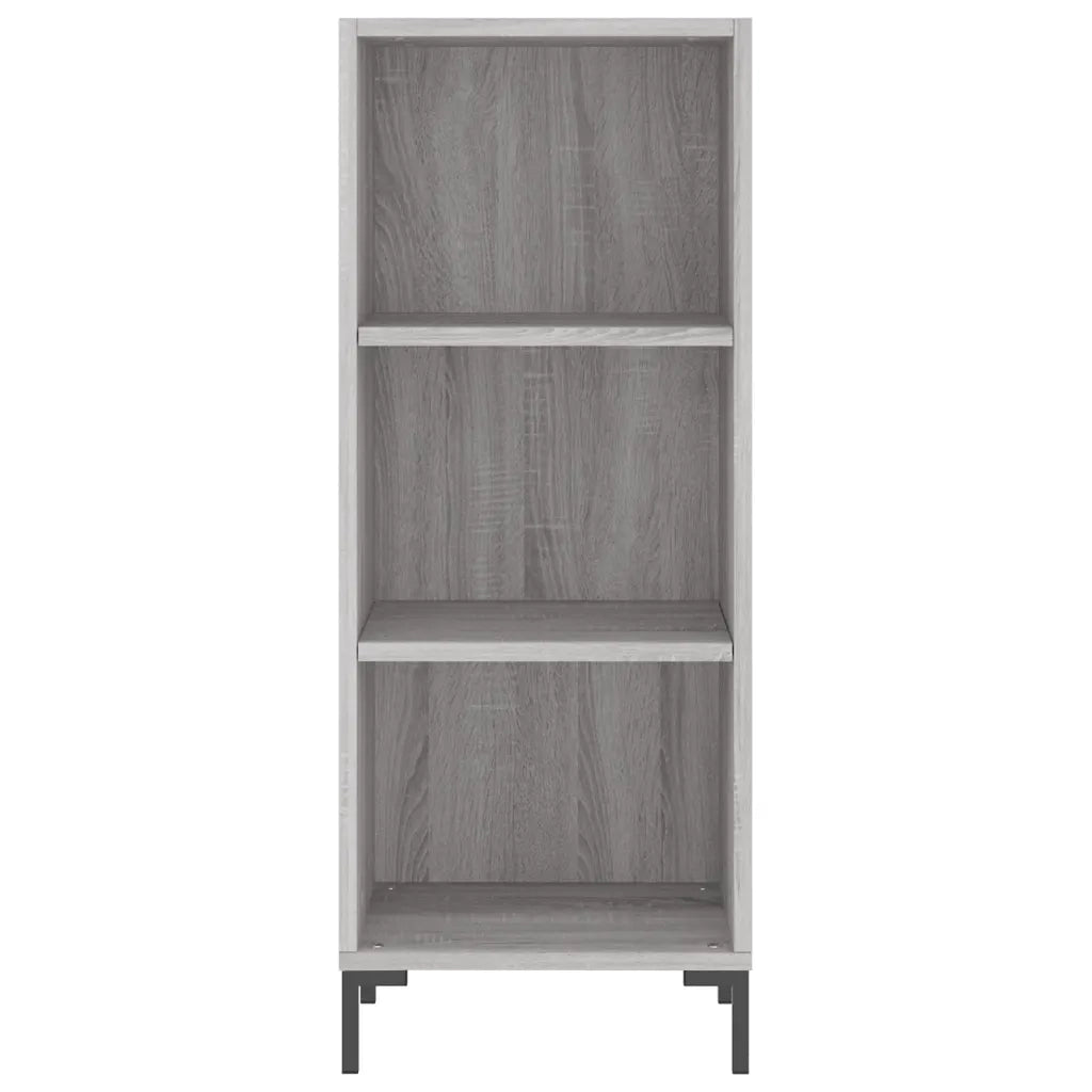Credenza Grigio Sonoma 34,5x32,5x90 cm in Legno Multistrato 828738