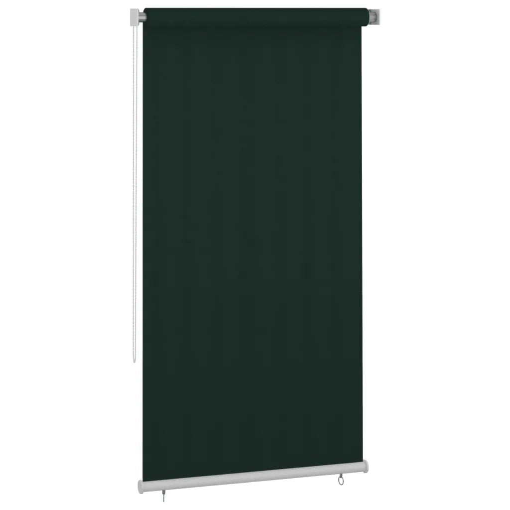 Tenda a Rullo per Esterni 125(L)x230(A) cm Verde scuro HDPE 312825