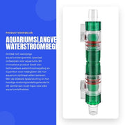 Regolatore di flusso d'acqua per acquari con doppia chiusura a labbro, maniglia di rapida apertura e chiusura, adatto per acquari, facile da installare, progettato per durata.
