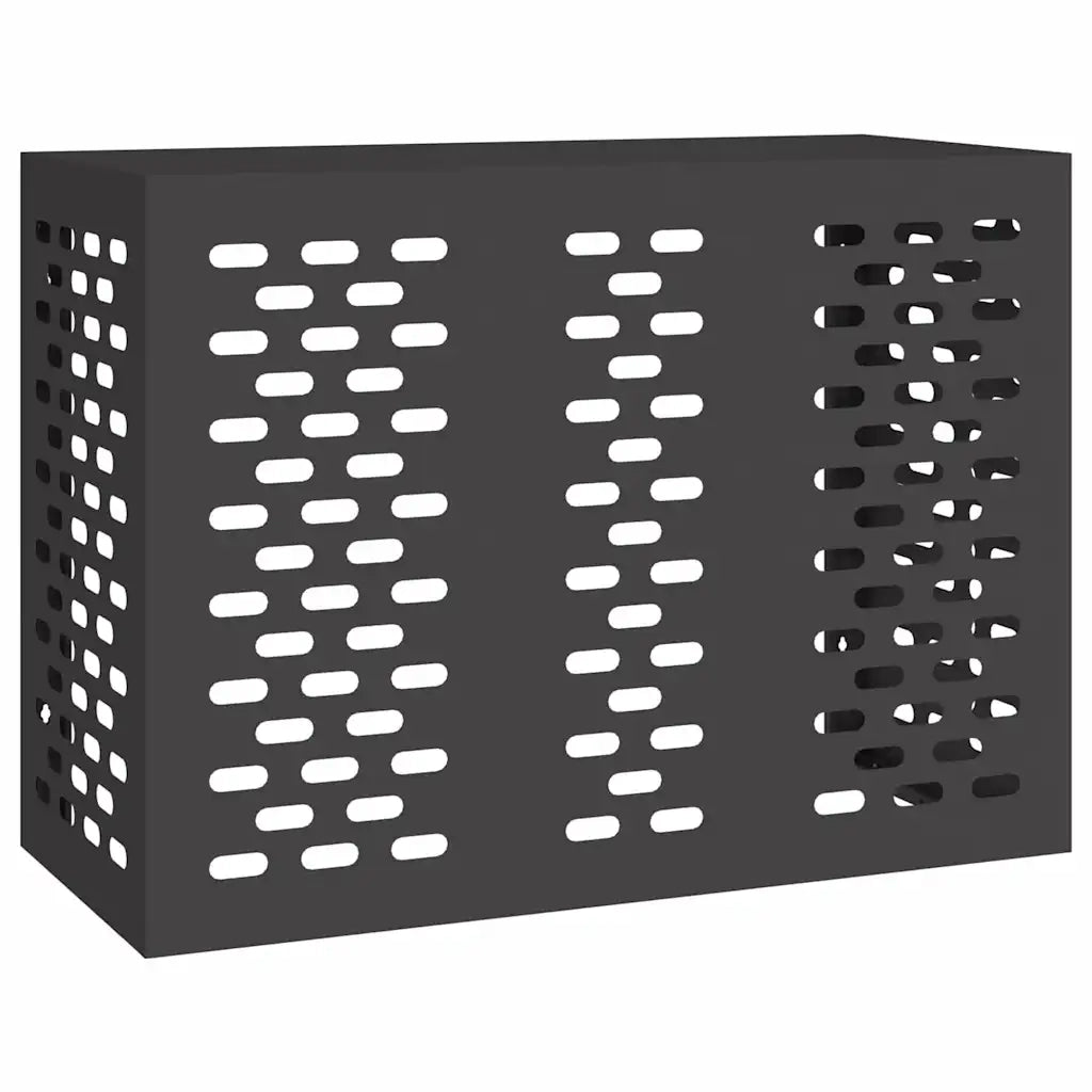 Copertura per condizionatore d'aria Nero 110 x 50 x 80 cm