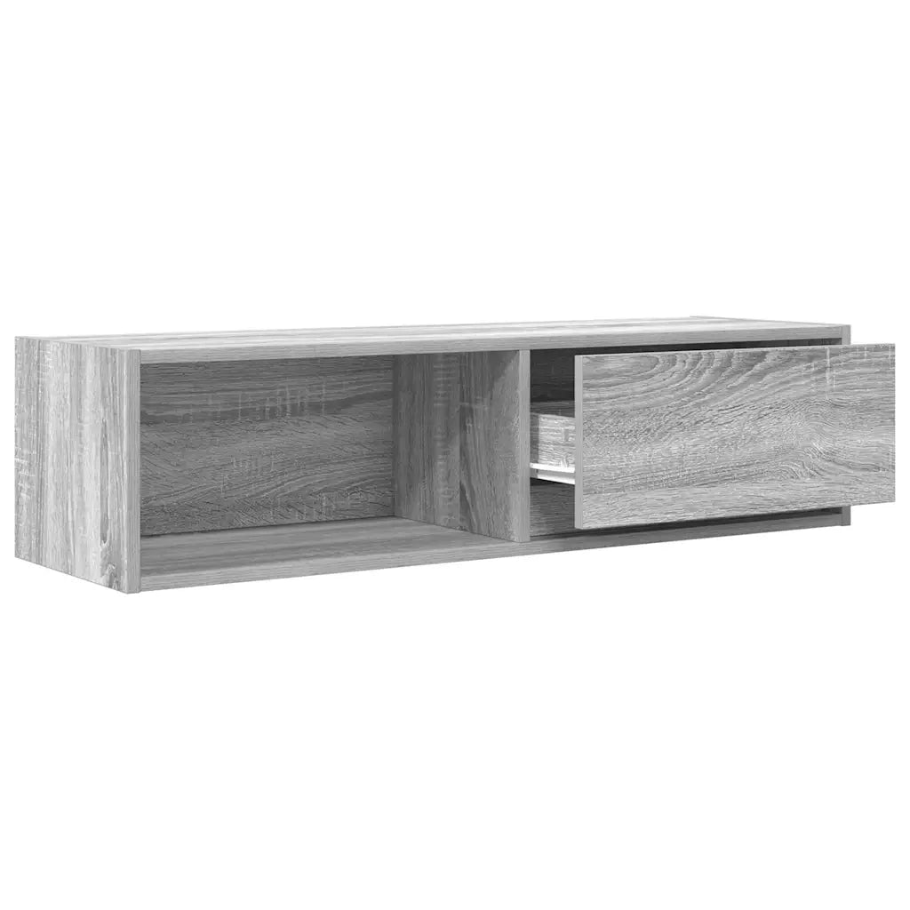 Mobili TV 2pz Grigio Sonoma 100x31x25,5 cm Legno Multistrato