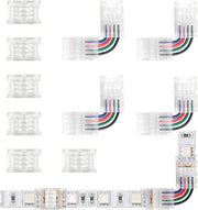 Connettore per Strisce LED RGB 5050 - 10 mm - 4 poli - 10 pezzi - Hozzoccollegamento.