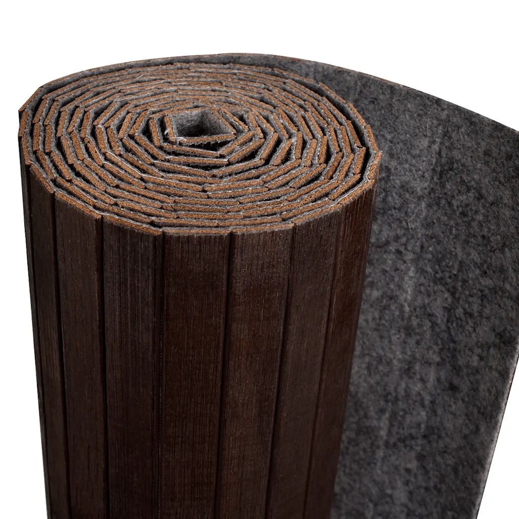 Pannello Divisore per la Stanza | Paravento | Divisorio Ambienti Bamb¨´ Marrone Scuro Larghezza 250 cm Altezza 165 cm