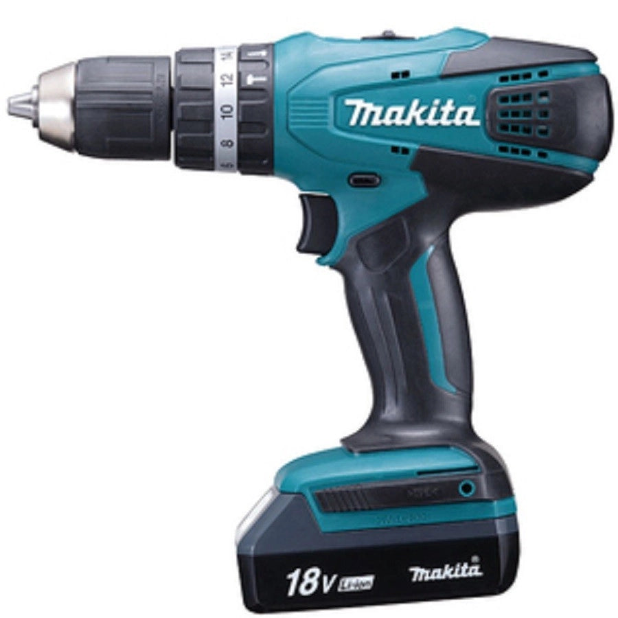 MAKITA TRAPANO C/PERCUSSIONE HP488D006 18V  2 batterie 2,0 Ah