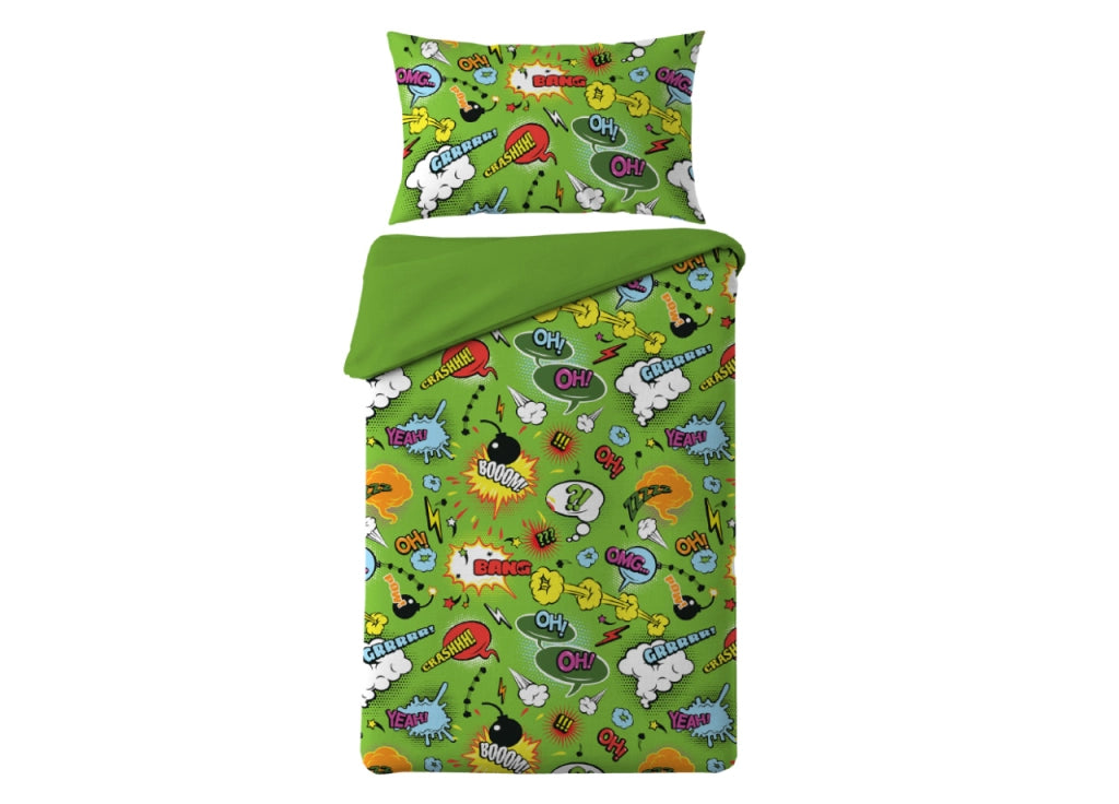 Copripiumino Sacco Piumone Freestyle Per Ragazzi 100% Cotone Digitale Yeah - Piazza E Mezza - Yeah