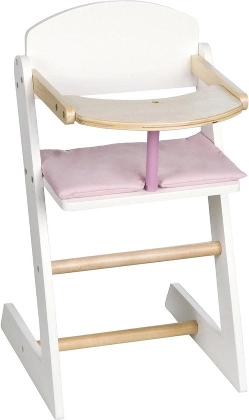 Sedie per bambole e bambole da neonato - Serie Scarlett - Bianco smaltato - Mobili per bambole sedie