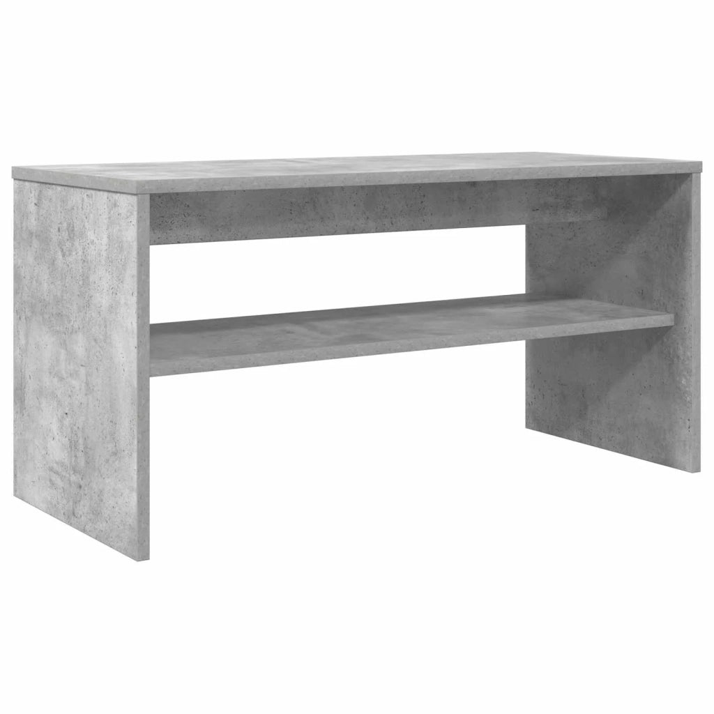 Mobile TV-Credenza per TV Grigio cemento 80 x 35 x 40 cm Legno multistrato