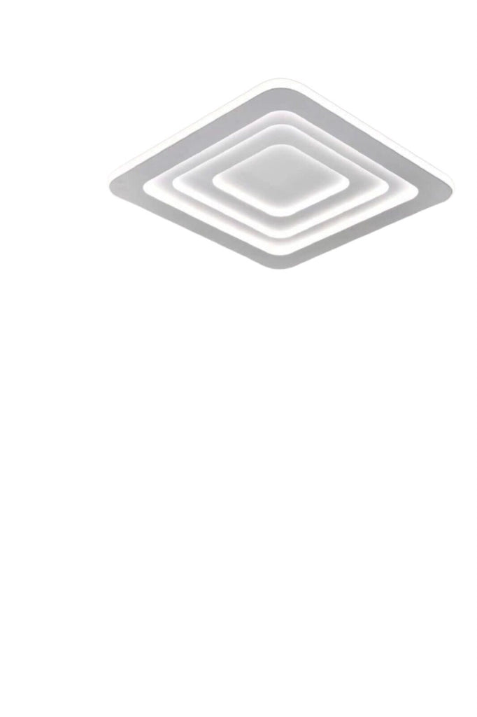 Lampadario Plafoniera Illuminazione quadrata Led Moderno 64W Luce Per Soffitto con telecomando