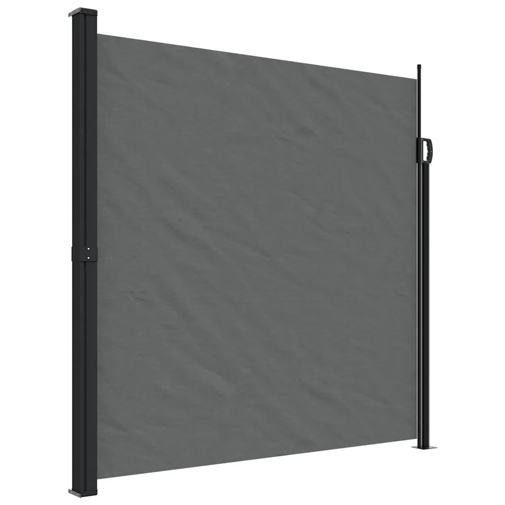 Tenda da Sole Laterale Retrattile-Tenda parasole per balcone per giardino Antracite 200x500 cm