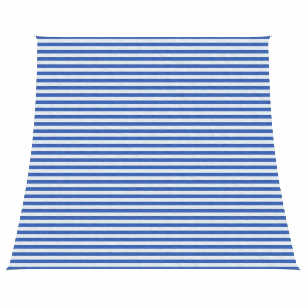 Telo Ombra Blu e Bianco 4 / 5 x 4 m HDPE