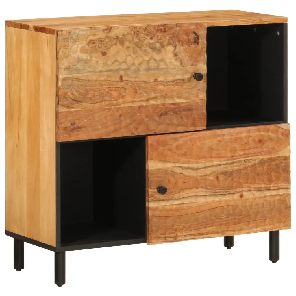 Credenza 80x33x75 cm in Legno Massello di Acacia 356882