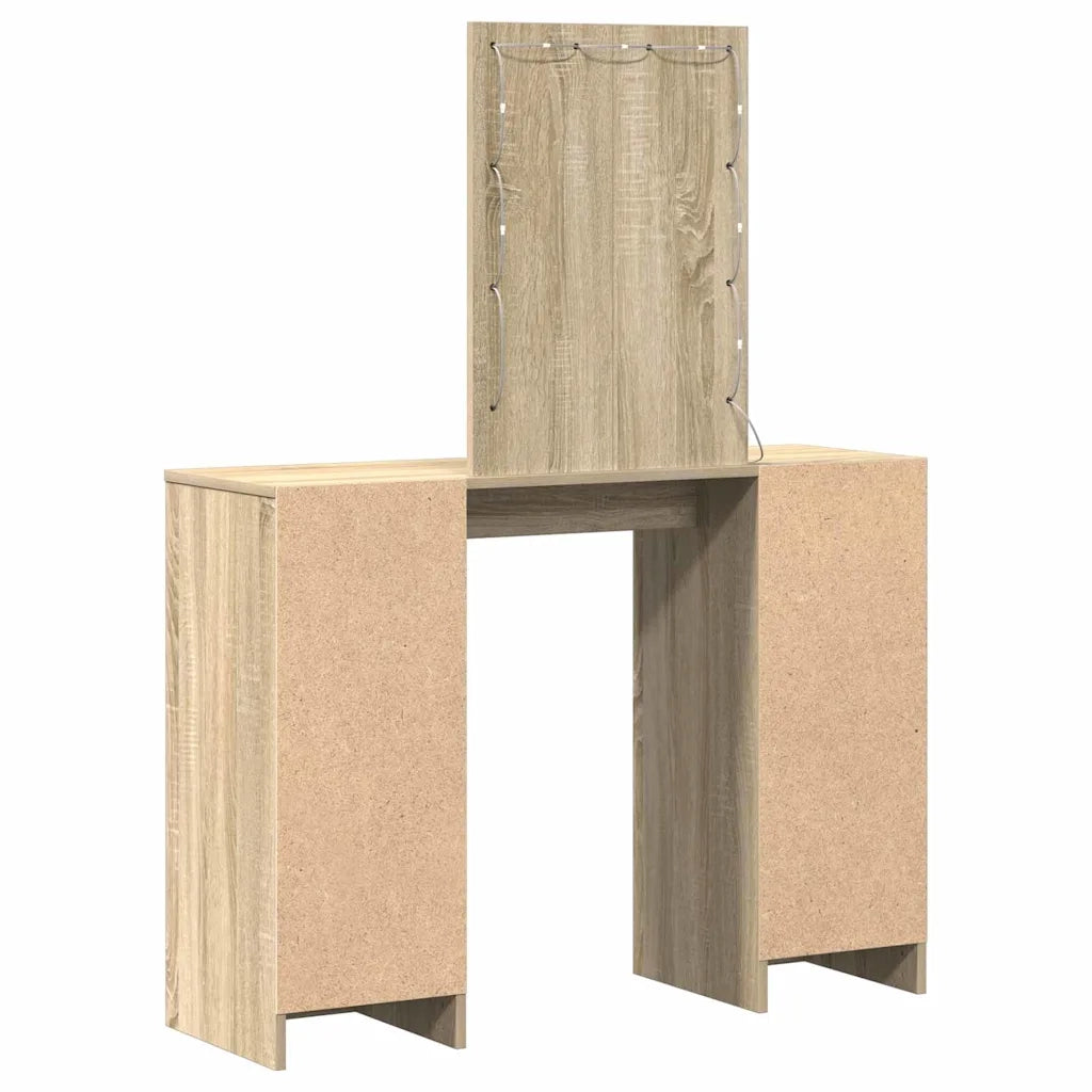 Toeletta | Tavolo da Trucco Marrone 102 x 33 x 135 cm Legno multistrato