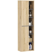 Colonna Bagno Sospesa ¨C Zephmum ¨C Legno Naturale 40x24x142 cm