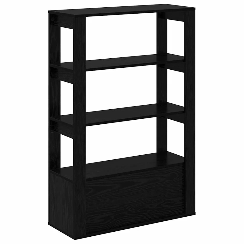 Credenza Rovere nero 30 x 80 x 119.5 cm Legno multistrato